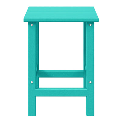 WestinTrends Malibu 14-Inch Square Outdoor Side Table for Adirondack Chair