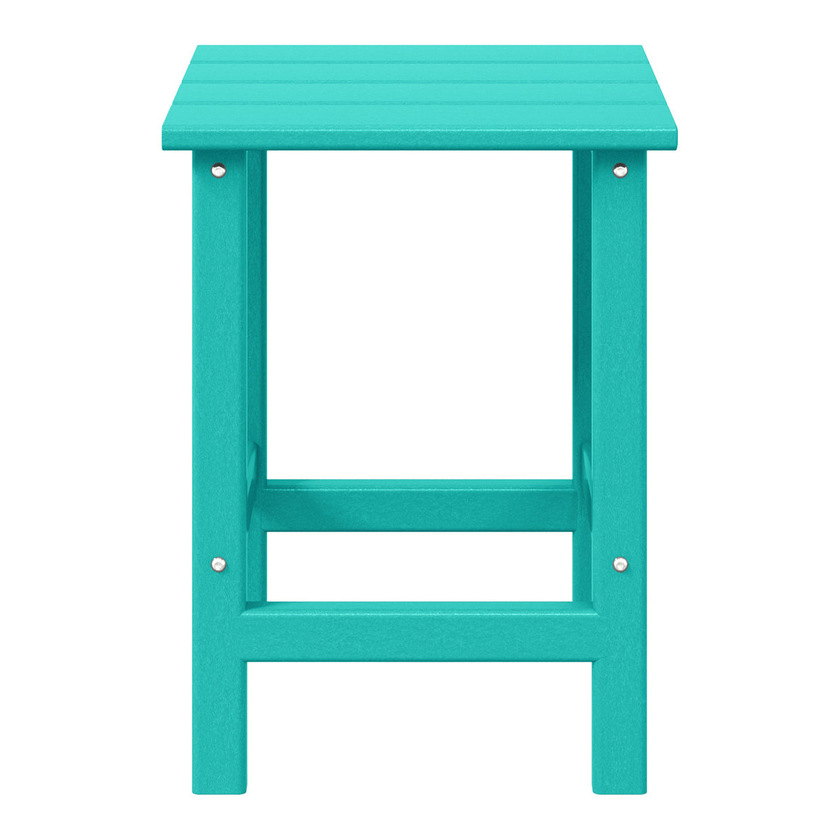 WestinTrends Malibu Patio Set with 2 Adirondack Chairs & Side Table, Turquoise