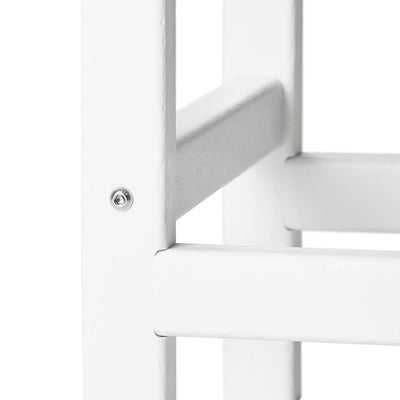 WestinTrends Malibu 14" Square Outdoor Side Table for Adirondack Chair, White