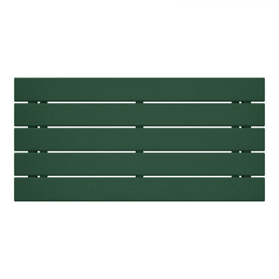WestinTrends Malibu Outdoor Poly Coffee Table, 35.25 x 17.5 Inch, Dark Green