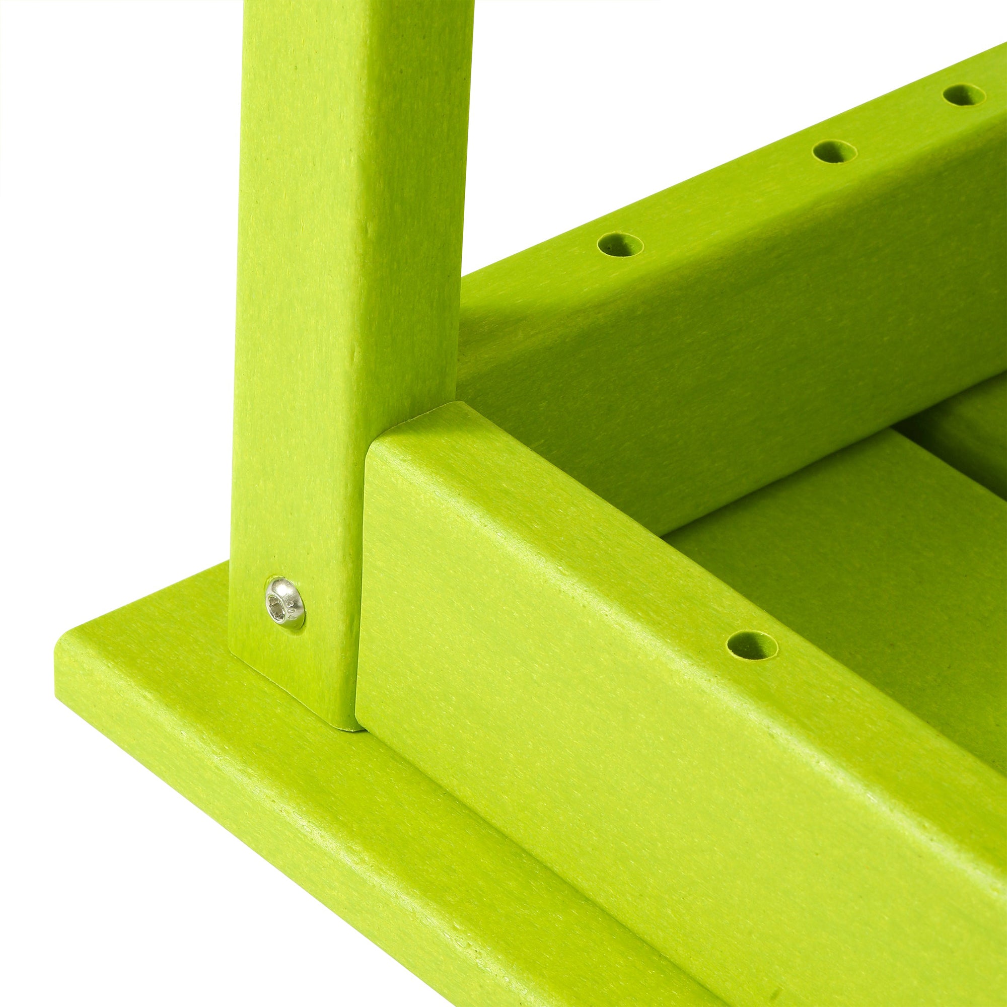 WestinTrends Malibu Outdoor Poly Lumber Coffee Table, 35.25 x 17.5 Inch, Lime