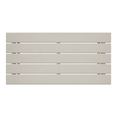 WestinTrends Malibu Outdoor Poly Lumber Coffee Table, 35.25 x 17.5 Inch, Sand