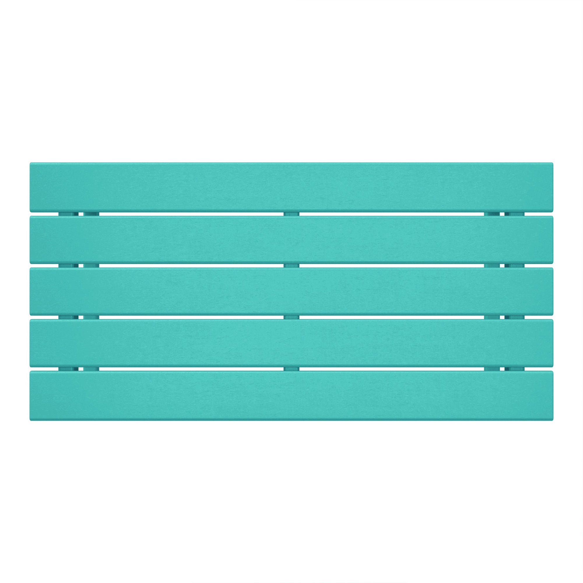 WestinTrends Malibu Outdoor Poly Wood Coffee Table, 35.25 x 17.5 Inch, Turquoise