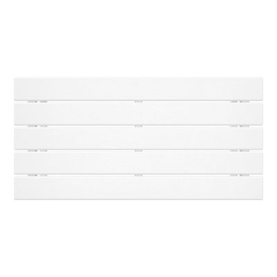 WestinTrends Malibu Outdoor Poly Lumber Coffee Table, 35.25 x 17.5 Inch, White