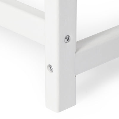 WestinTrends Malibu Outdoor Poly Lumber Coffee Table, 35.25 x 17.5 Inch, White