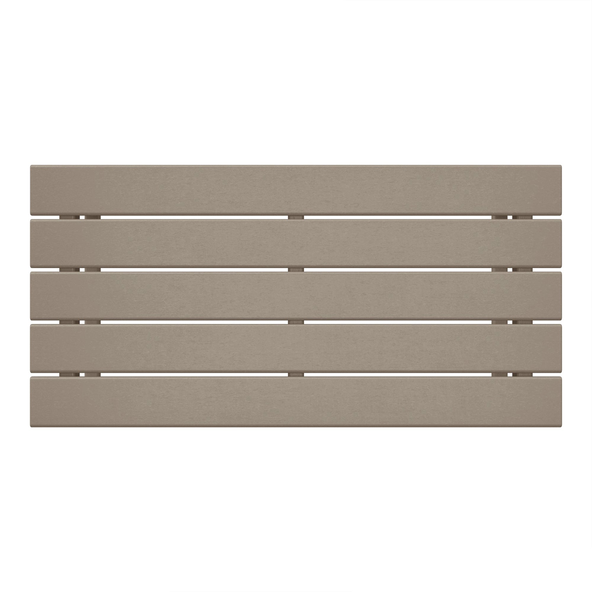 WestinTrends Malibu Outdoor Poly Coffee Table, 35.25 x 17.5 Inch, Weathered Wood