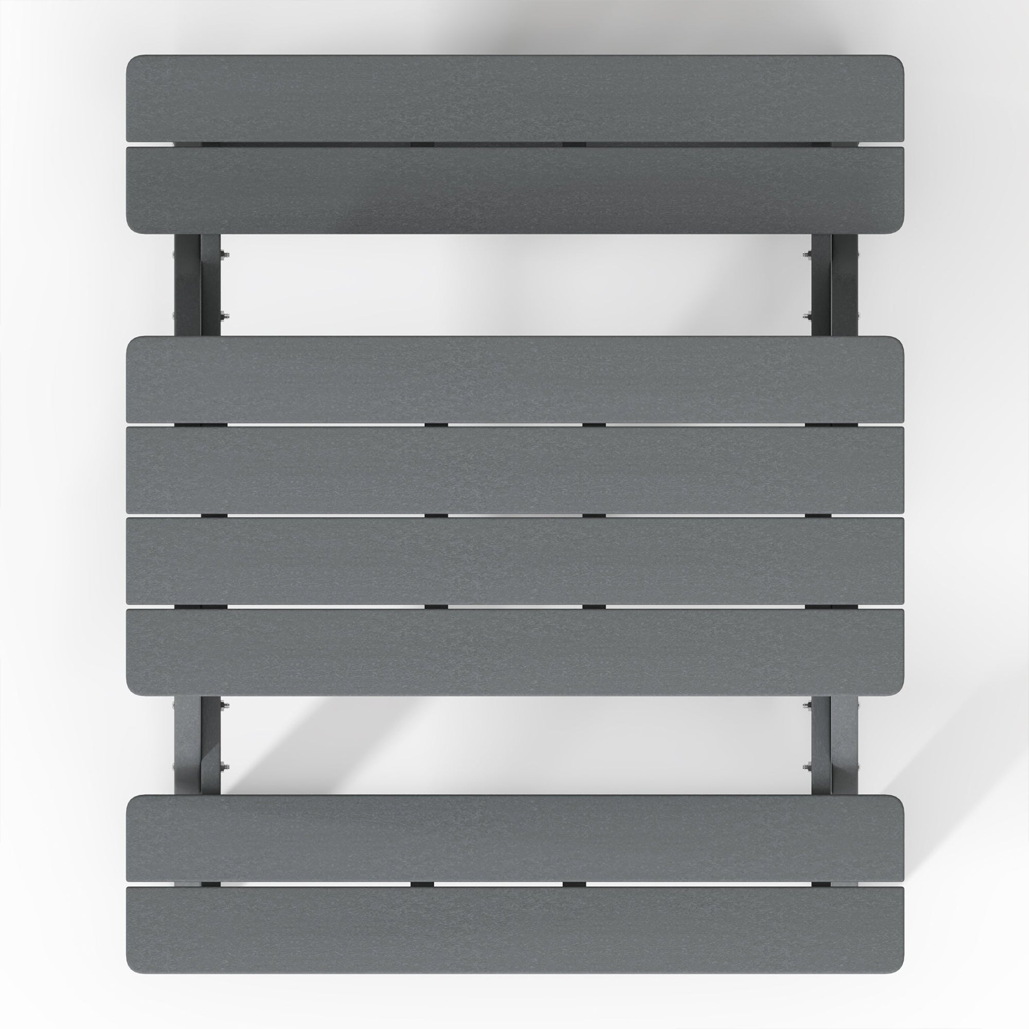 WestinTrends Malibu Indoor/Outdoor Patio HDPE Picnic Bench Table for Kids, Gray