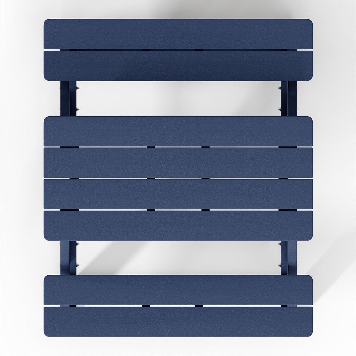 WestinTrends Malibu Outdoor Patio HDPE Picnic Bench Table for Kids, Navy Blue