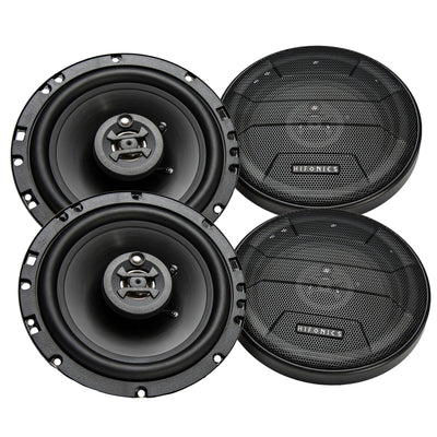 Hifonics Zeus ZS653 6.5 Inch 3 Way 300 Watt Car Audio Coaxial Speakers, 2 Pairs