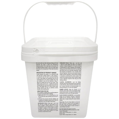 Aqua Joe Pool and Spa Chlorinating Tablets, 3-Inch, 90% Chlorine, 25 Lb Bucket
