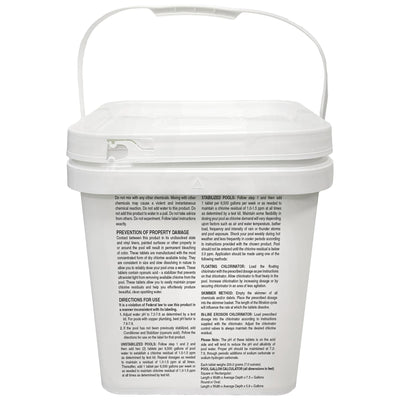Aqua Joe Pool and Spa Chlorinating Tablets, 3-Inch, 90% Chlorine, 50 Lb Bucket