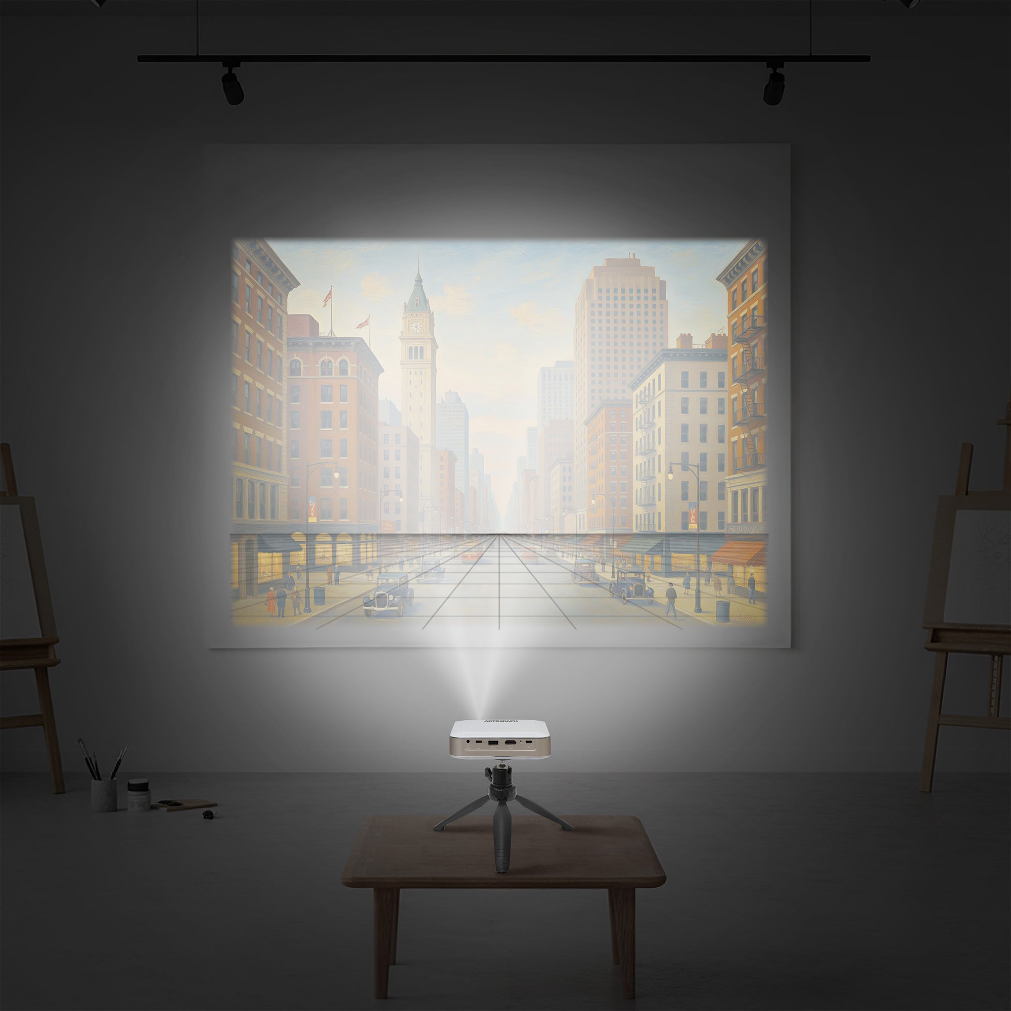 Artograph Inspire 2000 Digital Art Projector, Full HD 1080P, Built-In Art Grids