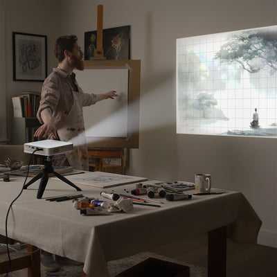 Artograph Inspire 2000 Digital Art Projector, Full HD 1080P, Built-In Art Grids