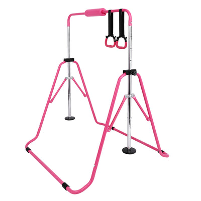 Fitvids Adjustable Folding Gymnastics Kip Bar for Kids Training, Up to 130 lb - VMInnovations