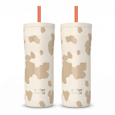 Contigo 2 Pack Streeterville 2.0 Stainless Steel Tumbler with Straw, 24 oz.