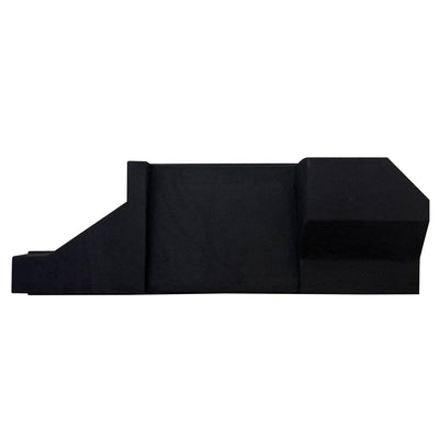 QBomb Single 10" Subwoofer Enclosure for Toyota Tacoma Double Cab, 2024-2025