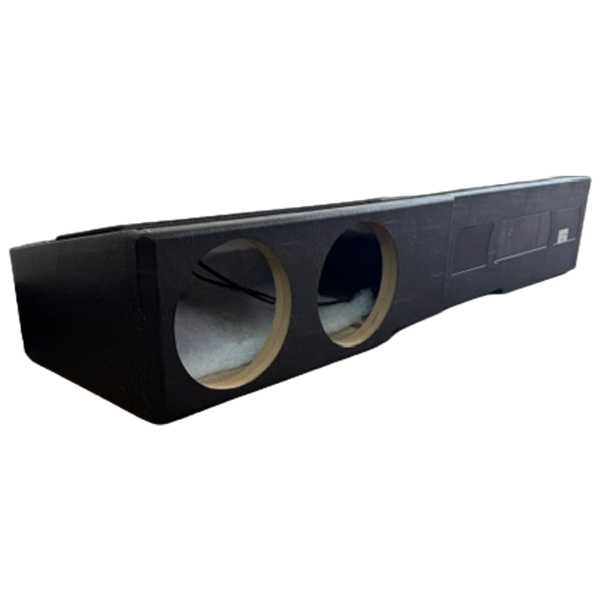 QLuxe Dual 8" Sub Box - Chevy Silverado Crew Cab, GMC Sierra Crew Cab 2007-2026