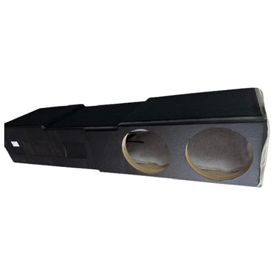 QLuxe Dual 8" Sub Box - Chevy Silverado Crew Cab, GMC Sierra Crew Cab 2007-2026