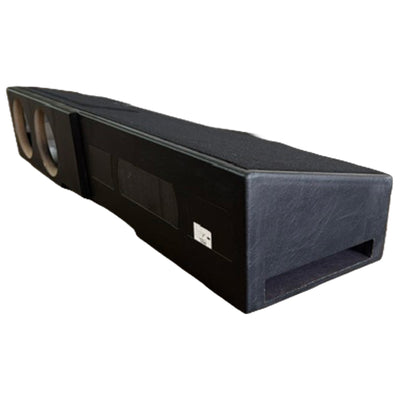 QLuxe Dual 8" Sub Box - Chevy Silverado Crew Cab, GMC Sierra Crew Cab 2007-2026