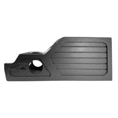 QBomb Center Console Enclosure Box, GMC/Chevy Trucks 1999-2006 Ported 12", Black