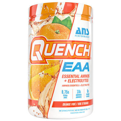 ANS Performance Quench EAA Hydration Drink Mix with Electrolytes, Orange Vibe - VMInnovations