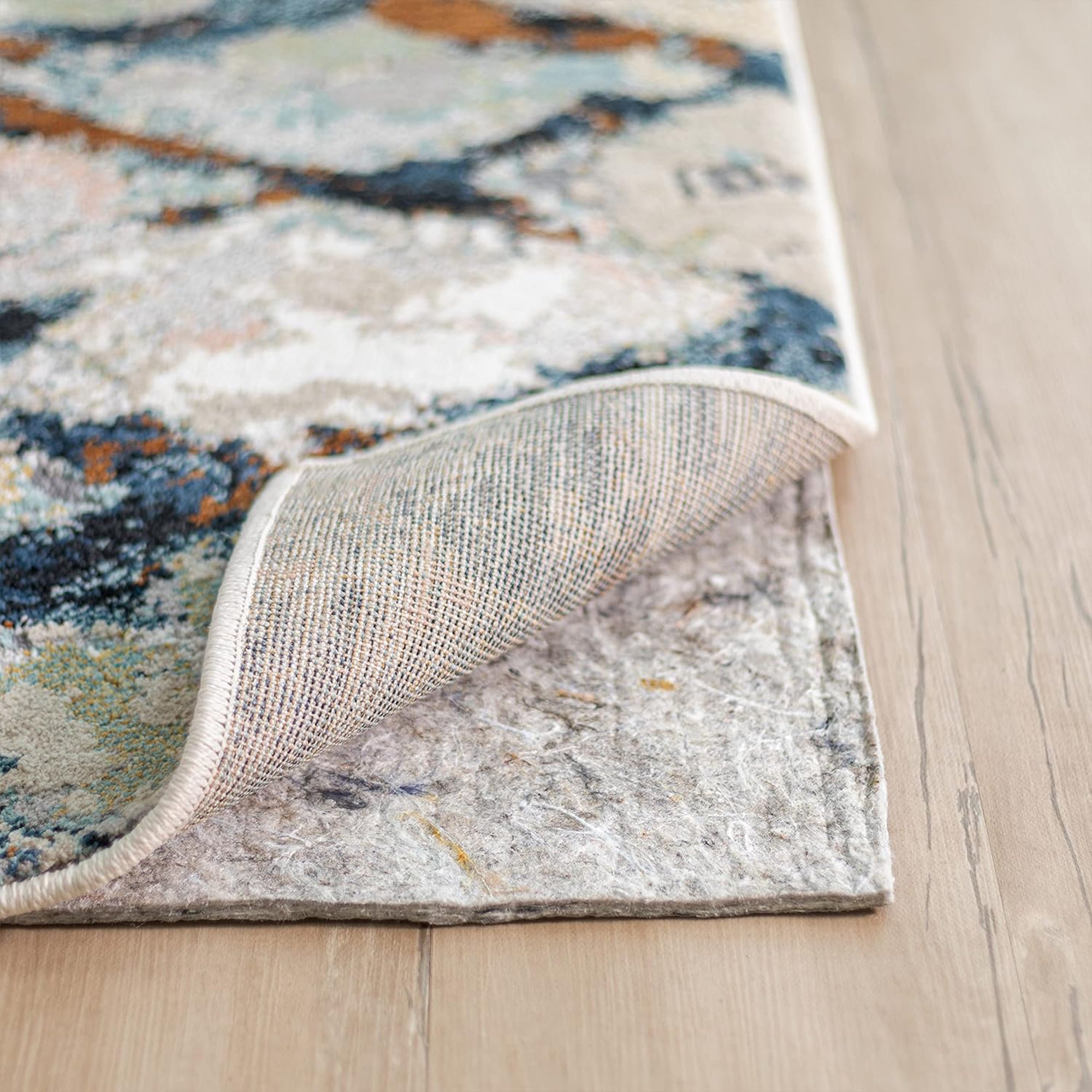 Mohawk Home 7' 8" x 10' 4" Rectangular Rug Pad, 3/8" Thick, Latex Rubber Gripper