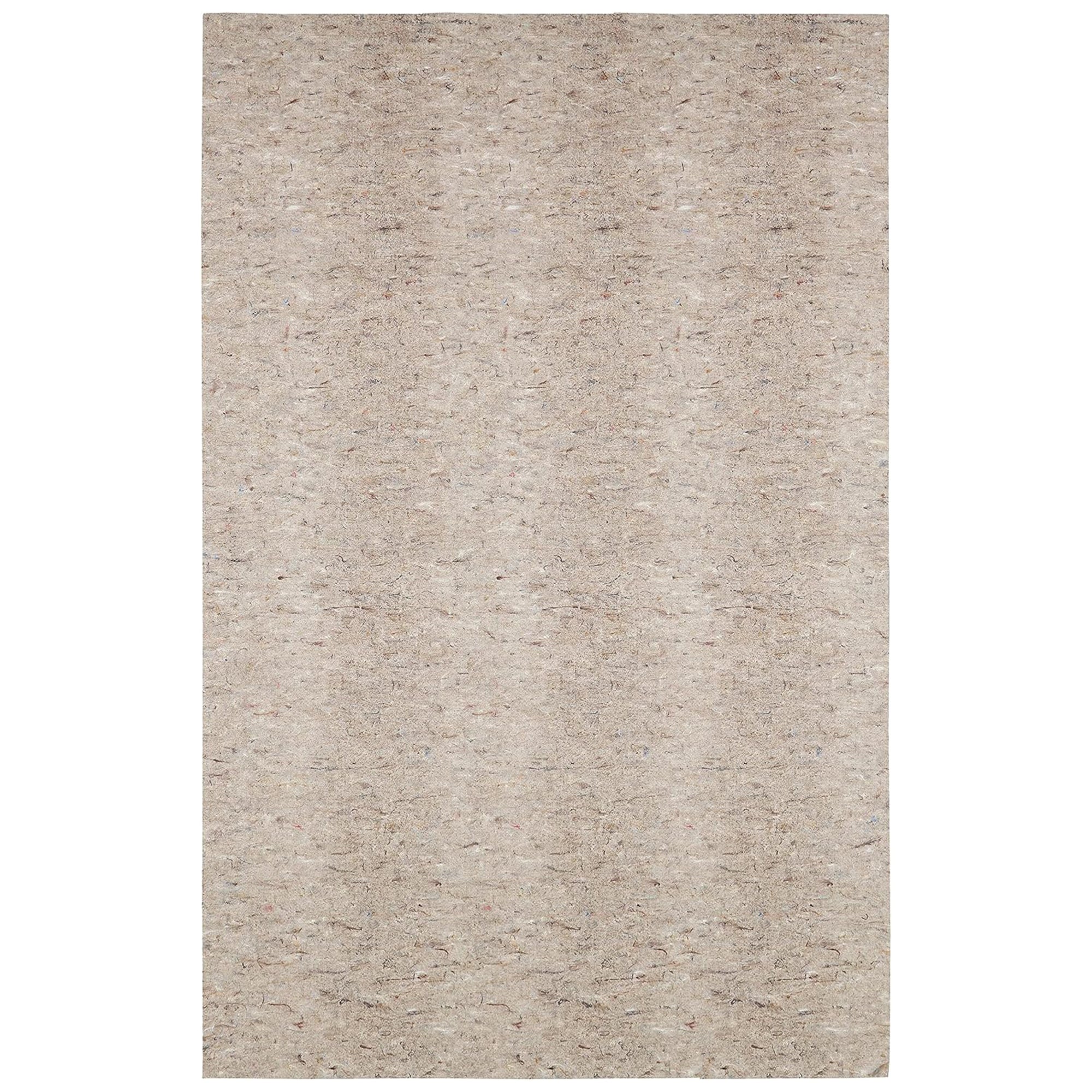 Mohawk Home 8' Round Rug Pad, 3/8" Thick Felt with Latex Rubber Gripper, Grey