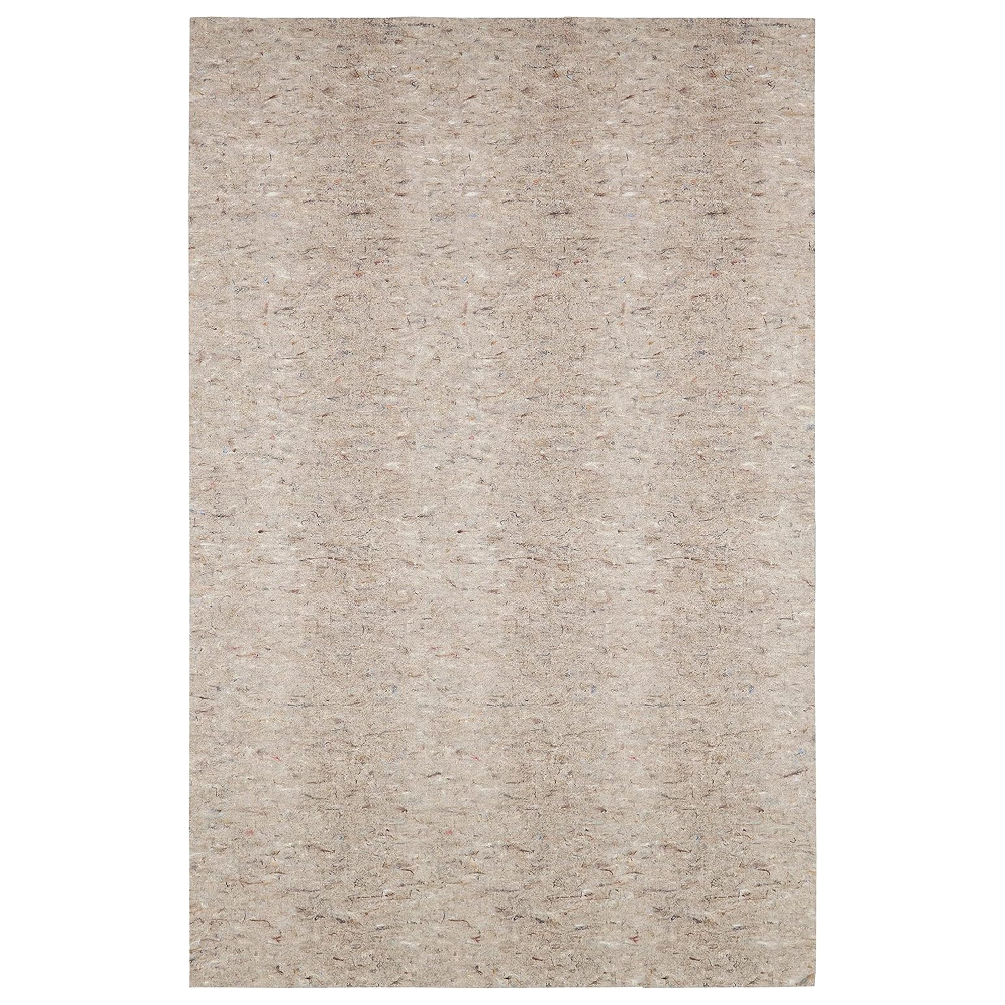 Mohawk Home 4' 10" Round Rug Pad, 3/8" Thick Felt w/ Latex Rubber Gripper, Grey