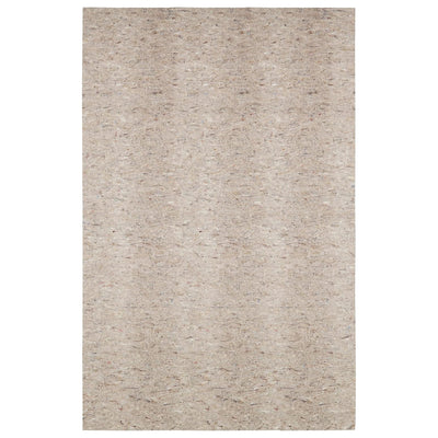 Mohawk Home 4' 10" Round Rug Pad, 3/8" Thick Felt w/ Latex Rubber Gripper, Grey