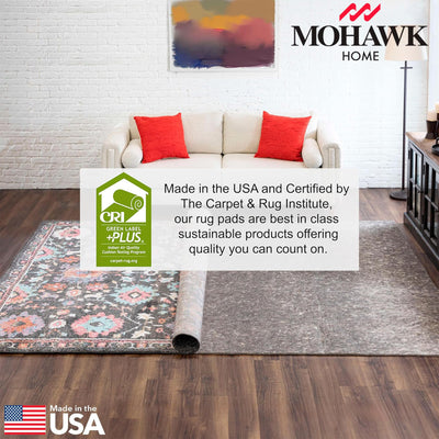 Mohawk Home 2' x 3' Rectangular Rug Pad, 1/2" Thick with Latex Rubber Gripper