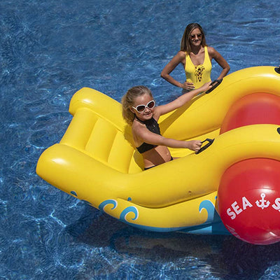 Swimline Giant Inflatable Sea-Saw Rocker 2 Person Swimming Pool Float, (3 Pack) - VMInnovations