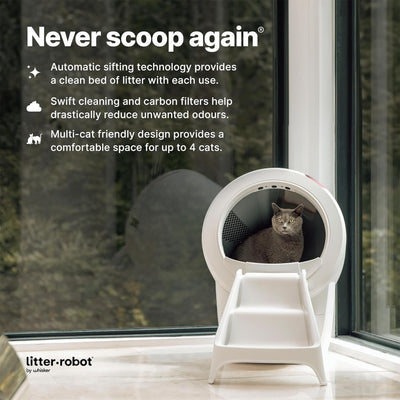 Whisker Litter-Robot 4 CAT RAMP, White (Used)