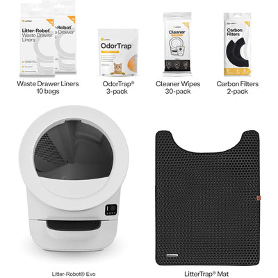 Litter-Robot EVO Bundle by Whisker, White
