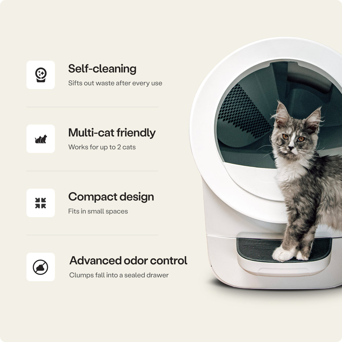 Litter-Robot EVO Bundle by Whisker, White - VMInnovations