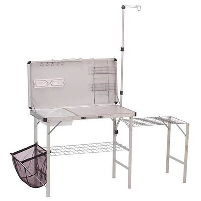 COLEMAN Portable Deluxe Pack-Away Camp Kitchen w/ Food Prep Area (Open Box)