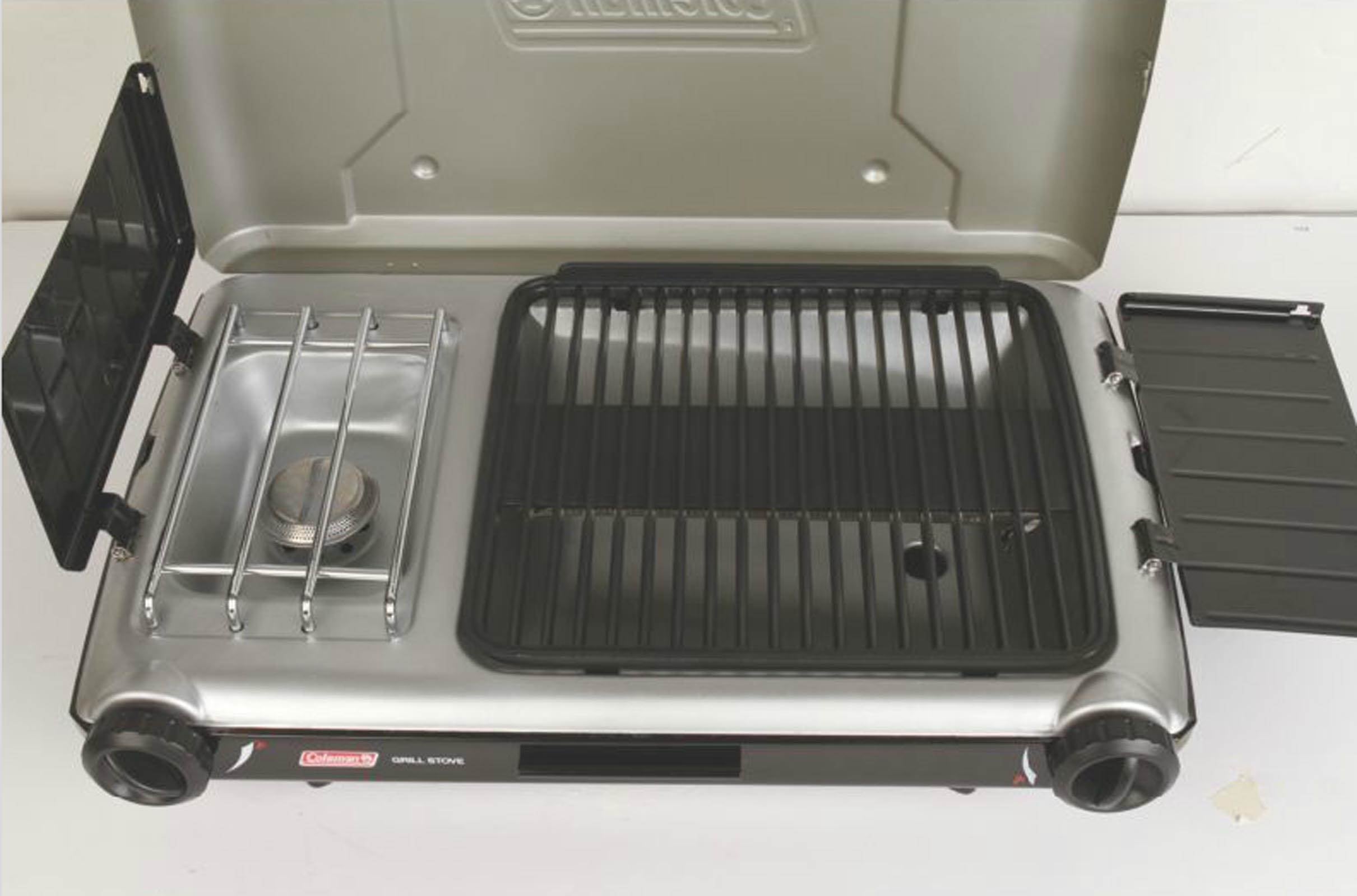 COLEMAN Portable Camping 2-Burner Instastart Propane Grill/Stove - Open Box
