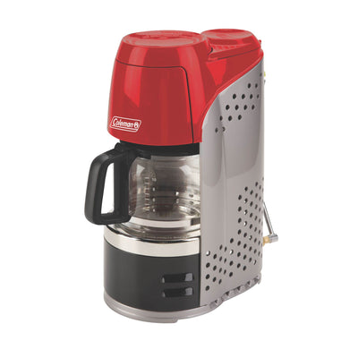 COLEMAN 10-Cup Portable Outdoor Camping Propane Coffemaker w/ Carafe (Open Box)