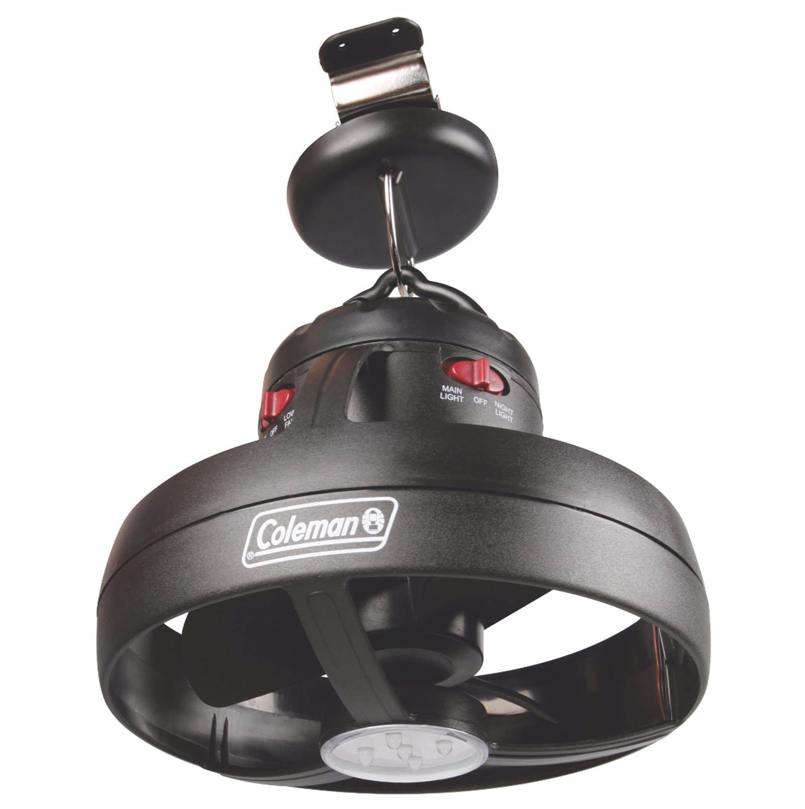 COLEMAN Cool Zephyr Magnetic Camping Tent Ceiling Fan w/ Light (Open Box)