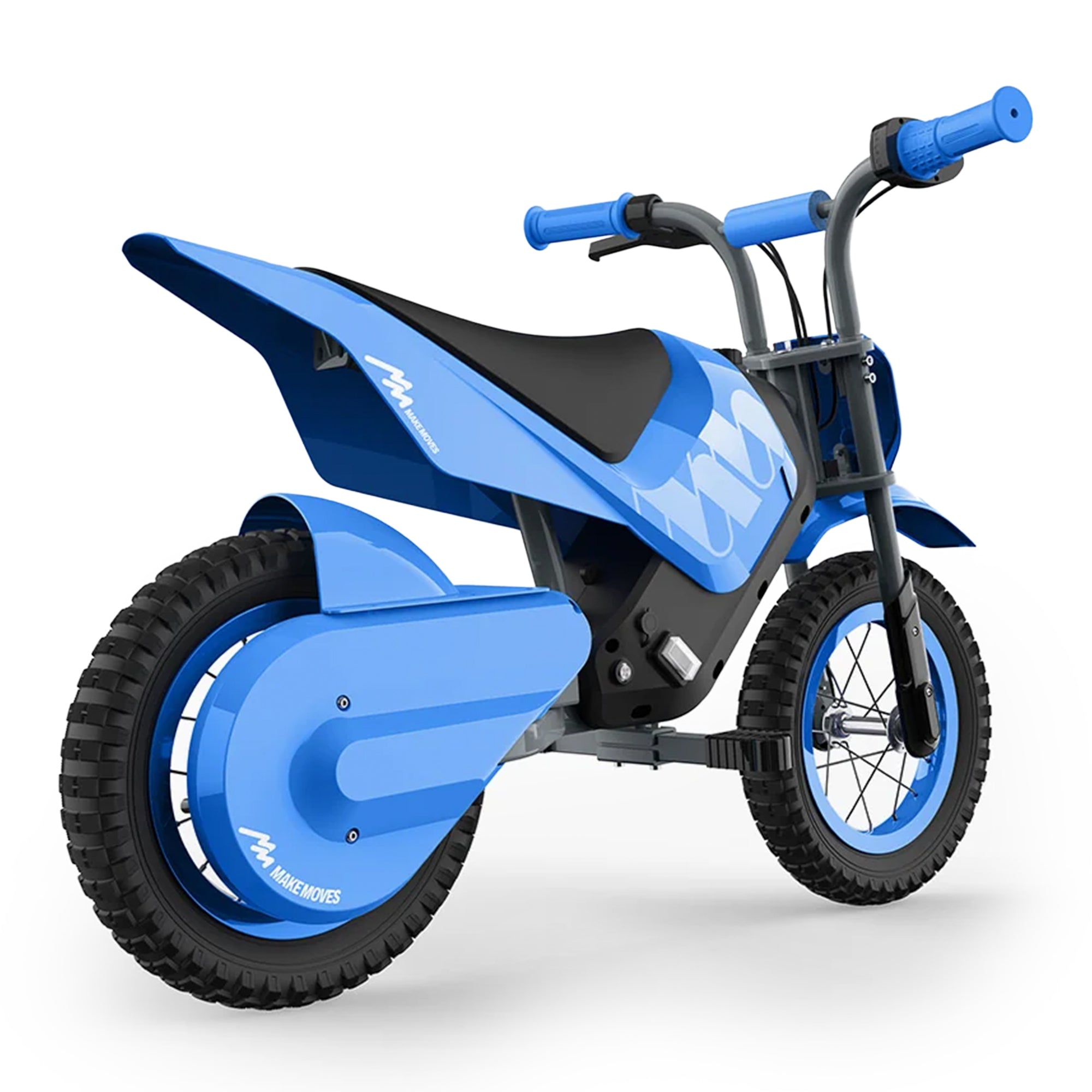 Jetson Fort Kids Electric Dirt Ride-On Bike, 2 Speed Modes and Handbrakes, Blue