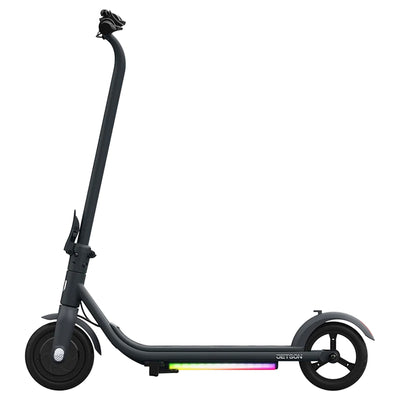 Jetson Loomis Foldable Light-Up Electric Scooter with Bluetooth Speaker, Gray