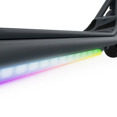 Jetson Loomis Foldable Light-Up Electric Scooter with Bluetooth Speaker, Gray