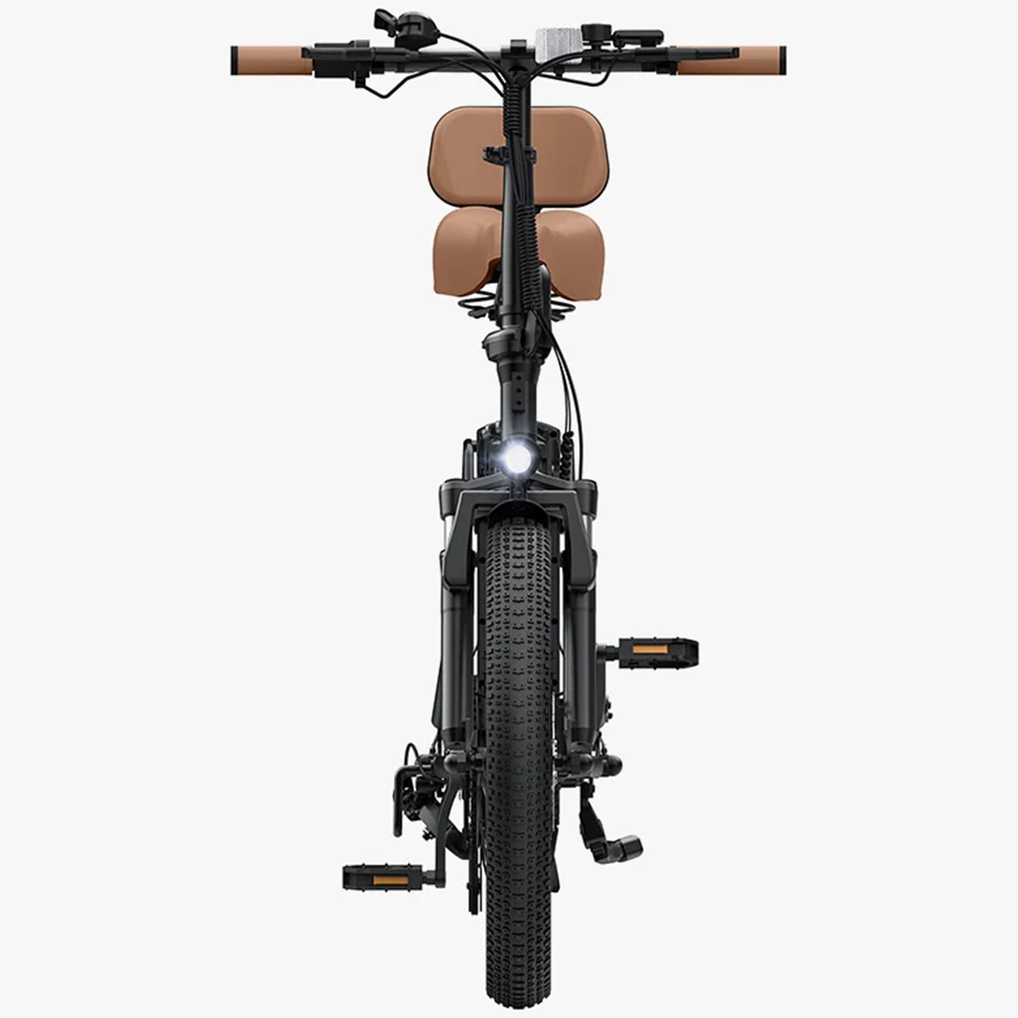 Jetson Venture Foldable Electric Cruiser Bike with Twist Throttle, Black