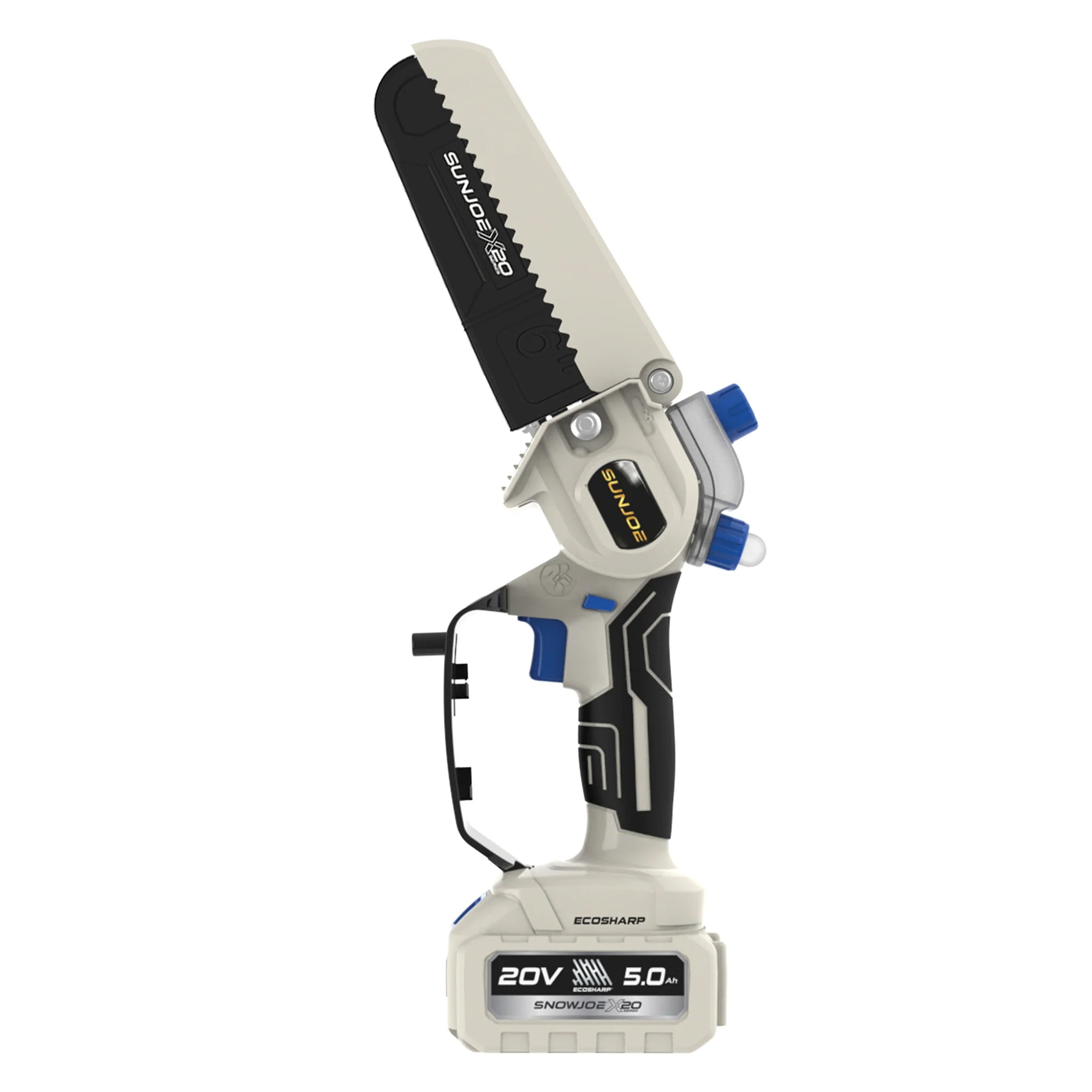 Sun Joe 20V ECOSHARP Cordless Pruning Saw, 6" Bar, and Battery Kit, X20-SAW-TV1