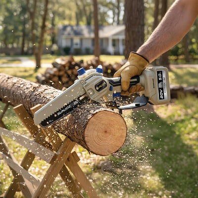 Sun Joe 20V ECOSHARP Cordless Pruning Saw, 6" Bar, and Battery Kit, X20-SAW-TV1