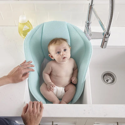 Contours Infant Sink Bather and Soft Newborn Bath Seat for Ages 0-6 Months, Mint