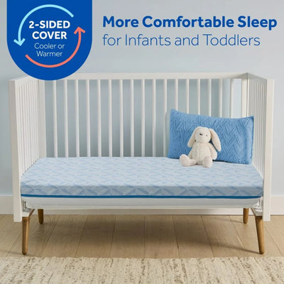 Sealy Baby 2Cool Breathable Cooling Crib Mattress, Reversible 2-Sided Cover