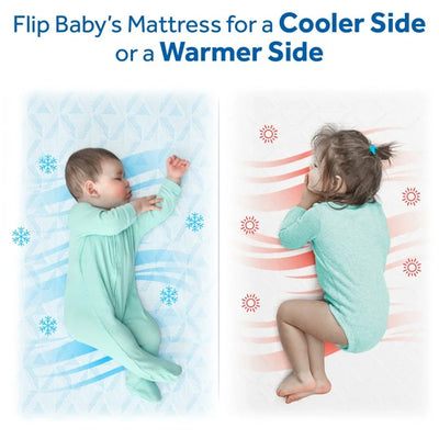 Sealy Baby 2Cool Breathable Cooling Crib Mattress, Reversible 2-Sided Cover