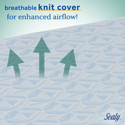 Sealy Baby 2Cool Breathable Cooling Crib Mattress, Reversible 2-Sided Cover