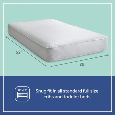 Sealy Baby Celestial Cool 2-Stage Hybrid Crib Mattress, Copper Infused Gel