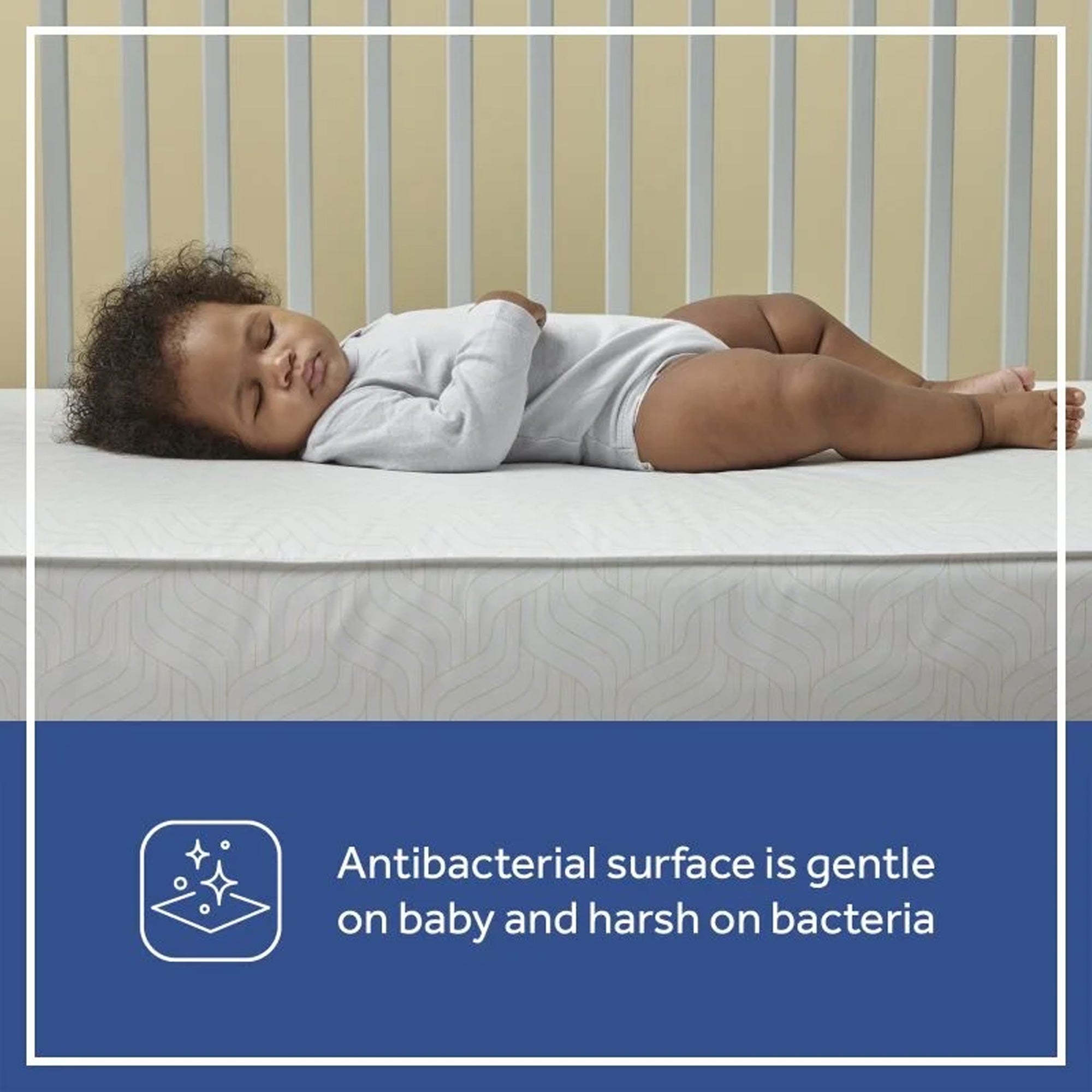 Sealy Baby Celestial Cool 2-Stage Hybrid Crib Mattress, Copper Infused Gel